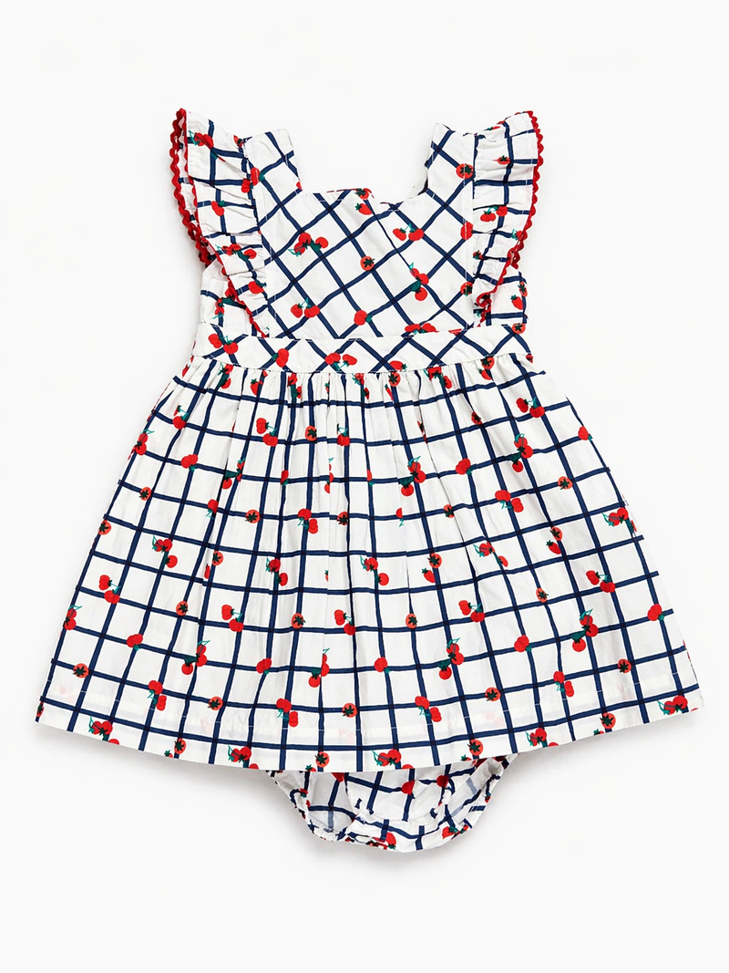 Tomatoes Shirred Dress and bloomer (Size: 2T) NWT