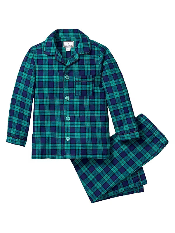 Petite Plume Highland Tartan Pajama Set (Size 2T) NWT