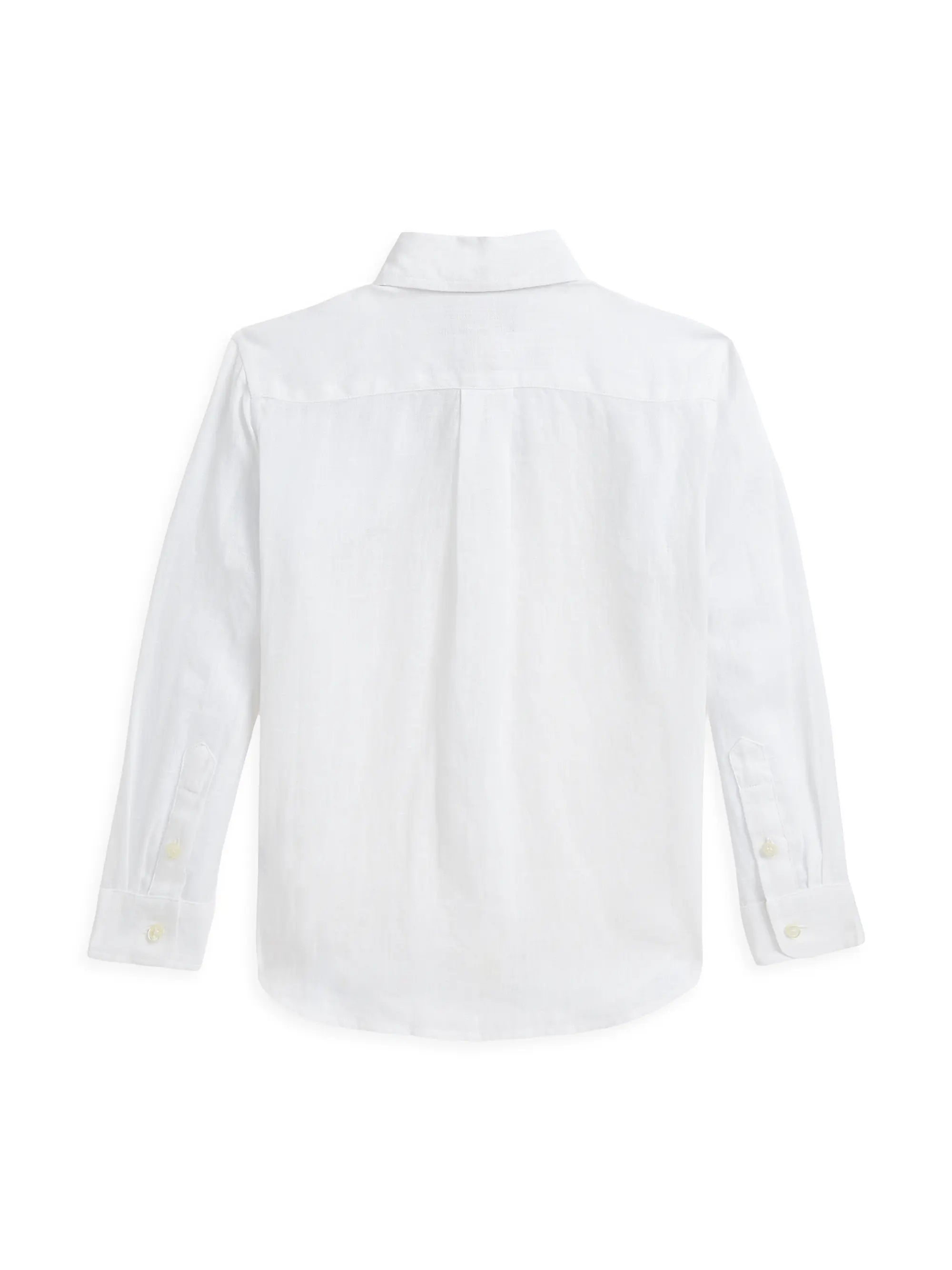 Kids Boy's Cotton Oxford Sport Shirt White (2T)) EUC