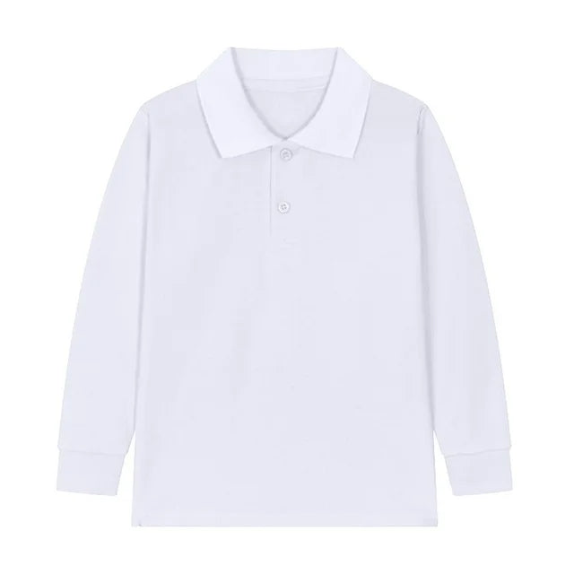 Long Sleeve Pima Polo - (Size 3T) EUC