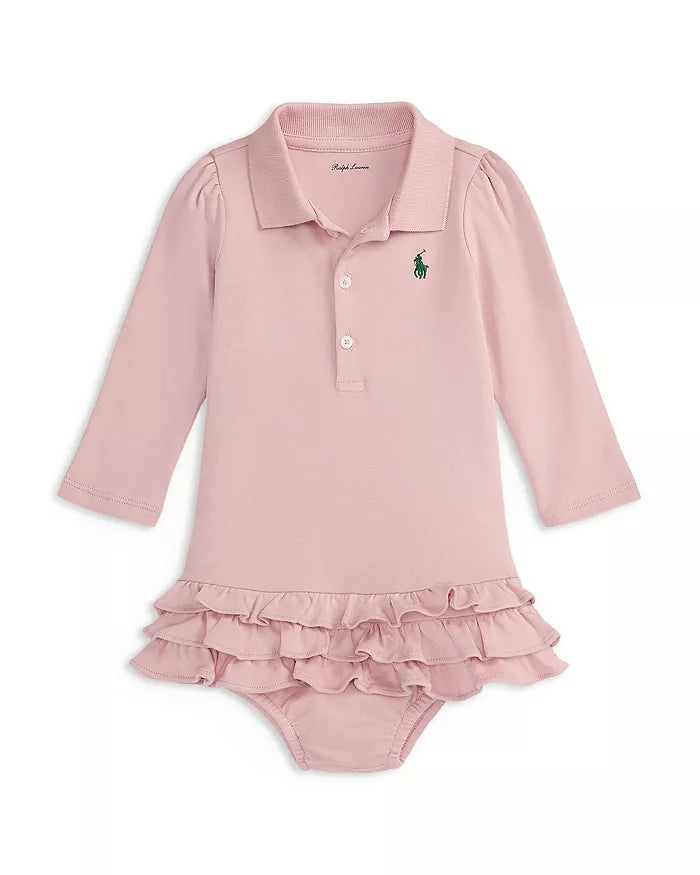 Ruffled Polo Dress & Bloomer (NWT 18M)