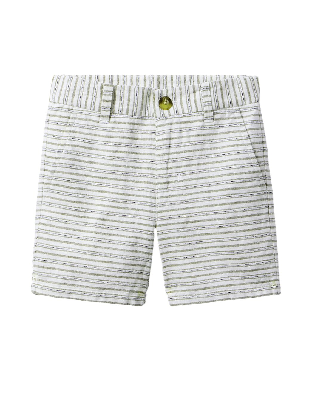Striped Linen Blend Shorts (EUC 3T)