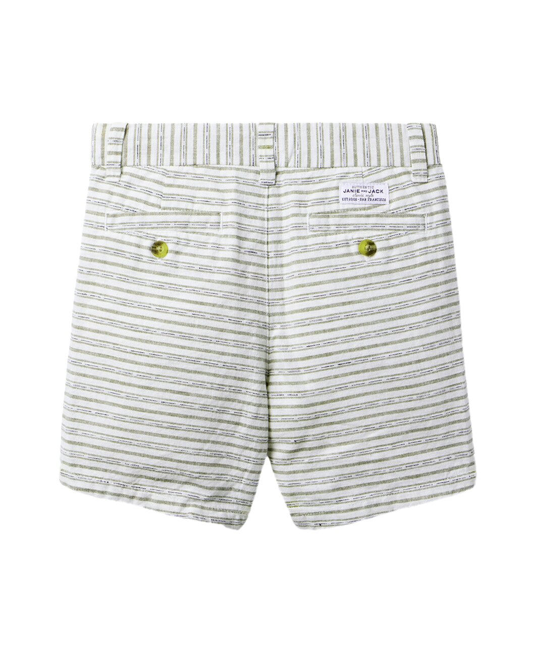 Striped Linen Blend Shorts (EUC 3T)