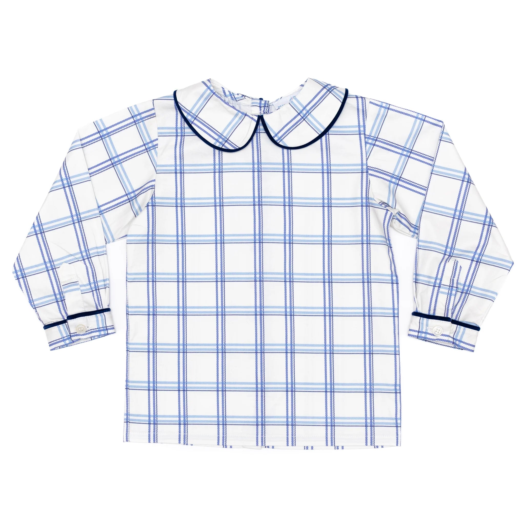 Long Sleeve Henry Peter Pan in Prescott Plaid (Size 4T) NWOT