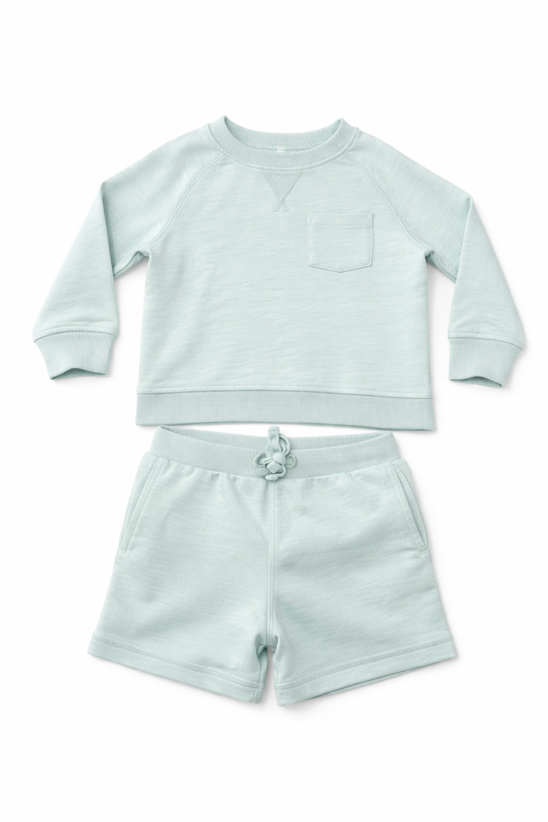 The Slub French Terry Sweatshirt & Short set (Size: 2T) EUC