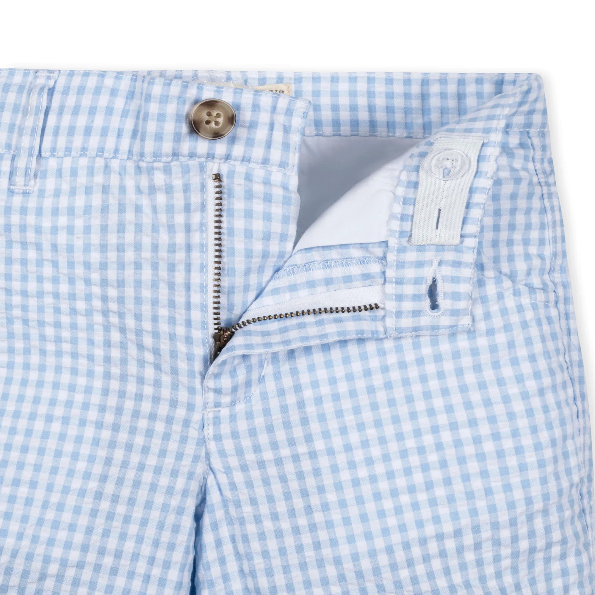 Organic Blue Seersucker Short (NWT 3T)