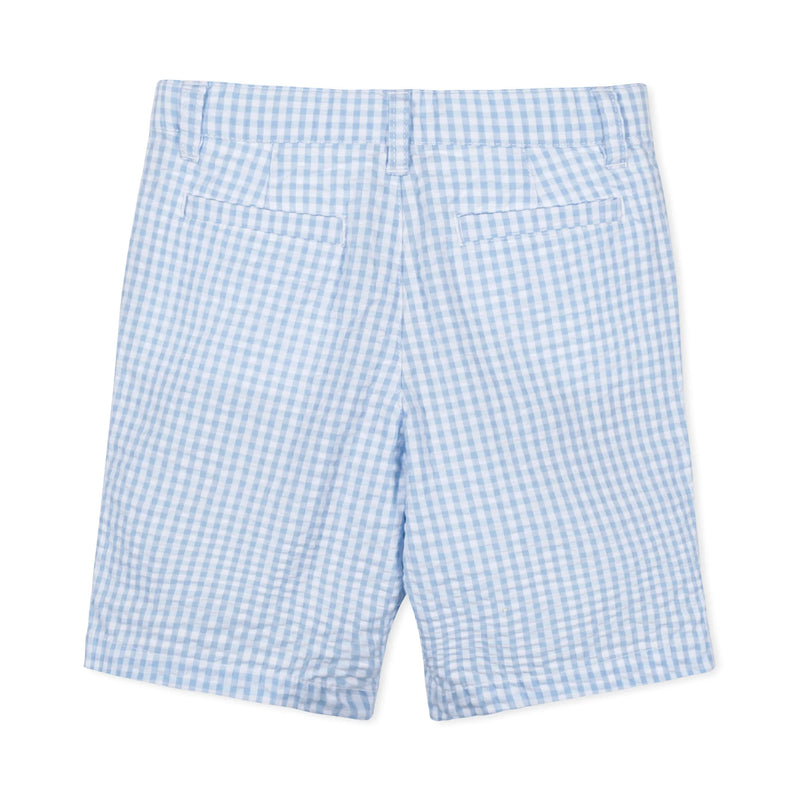 Organic Blue Seersucker Short (NWT 3T)