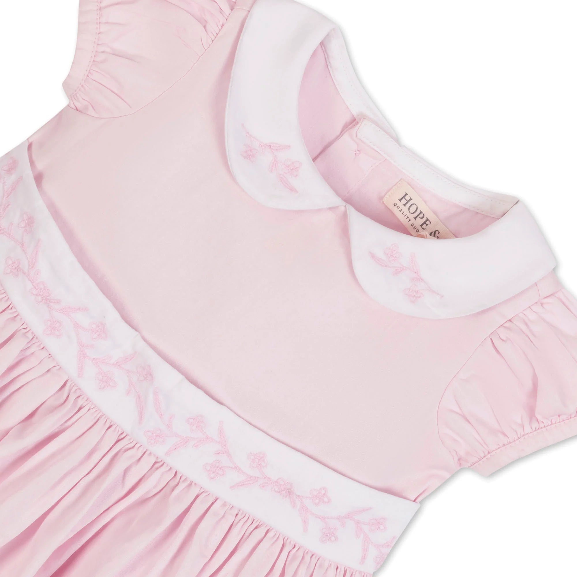 Organic Peter Pan Collar Party Dress (12-18M) EUC