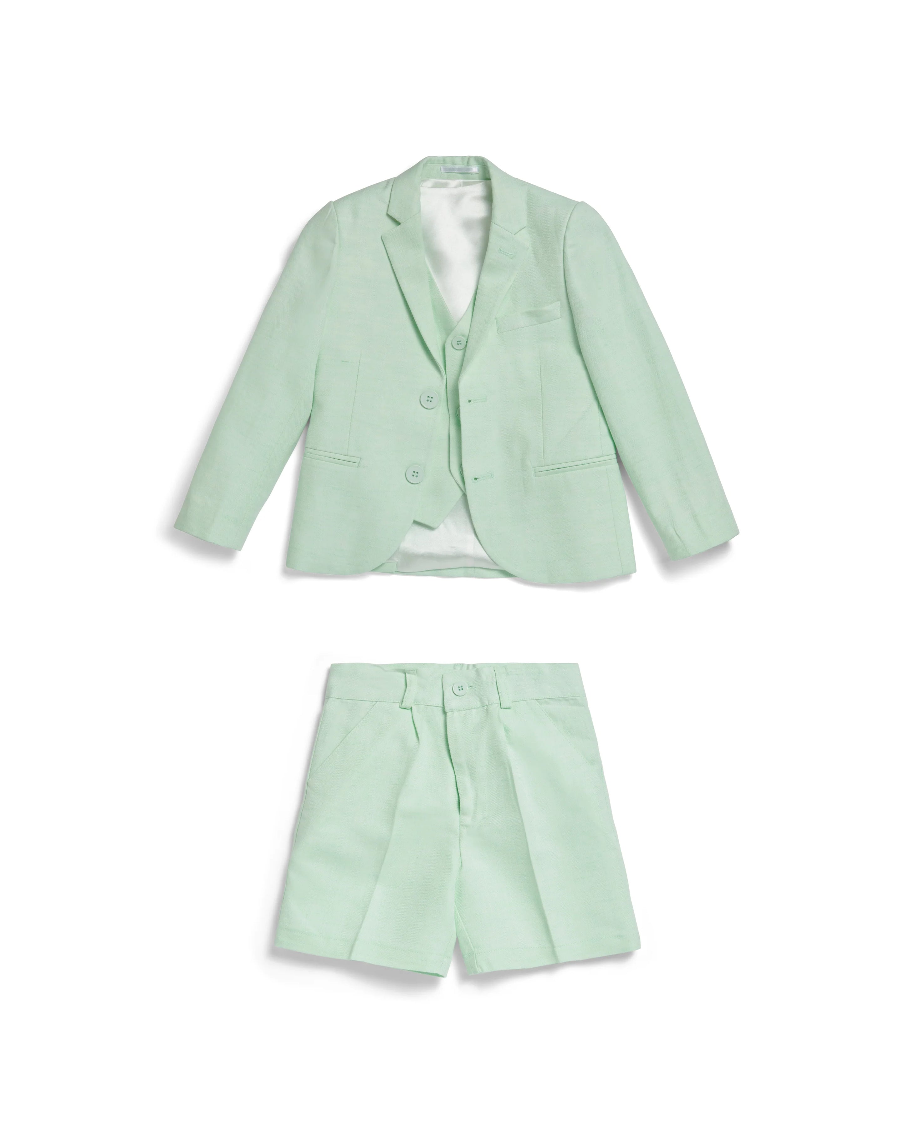Mint Boys' Linen Blend 3-Piece Suit Set (Size: 2-3T) EUC