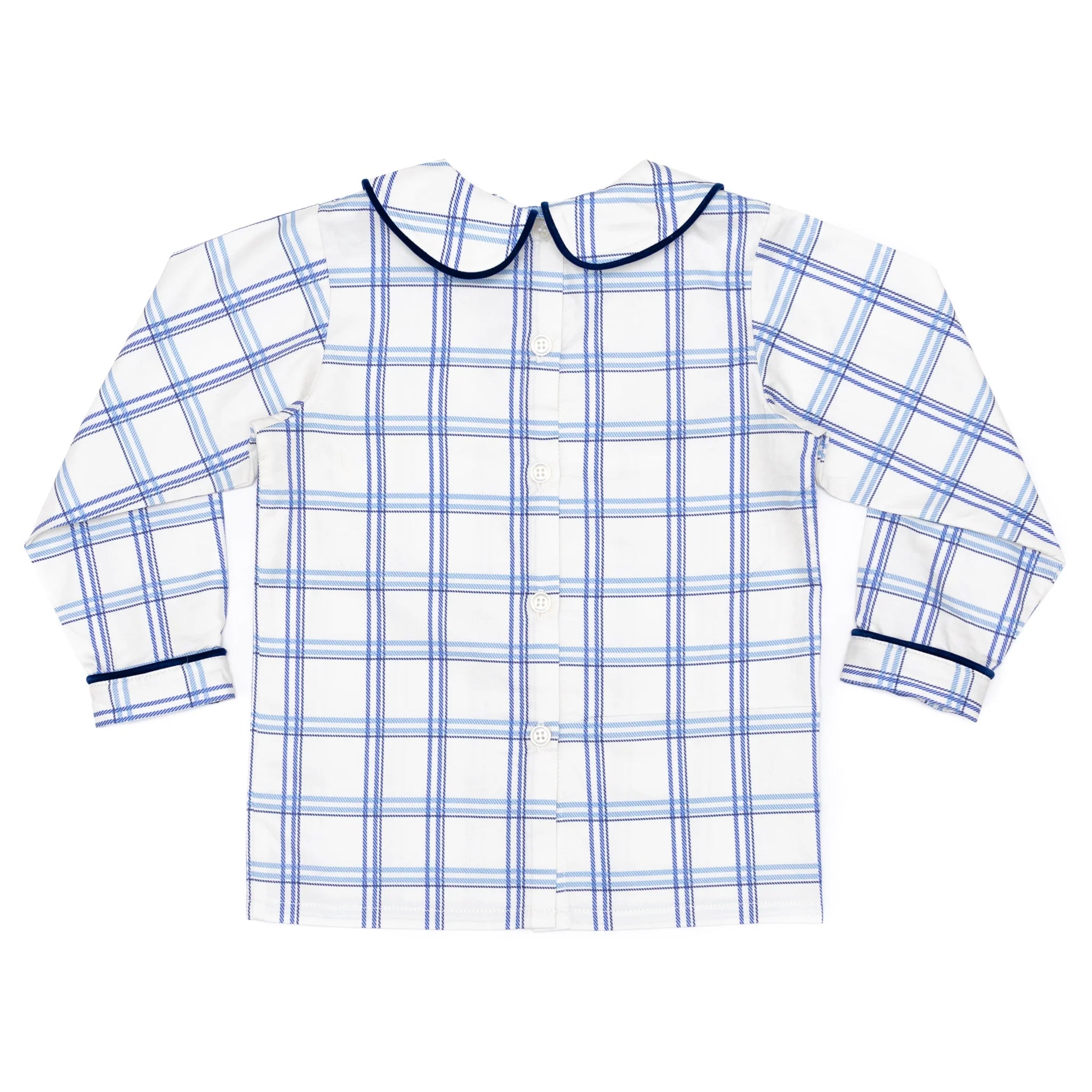 Long Sleeve Henry Peter Pan in Prescott Plaid (Size 4T) NWOT