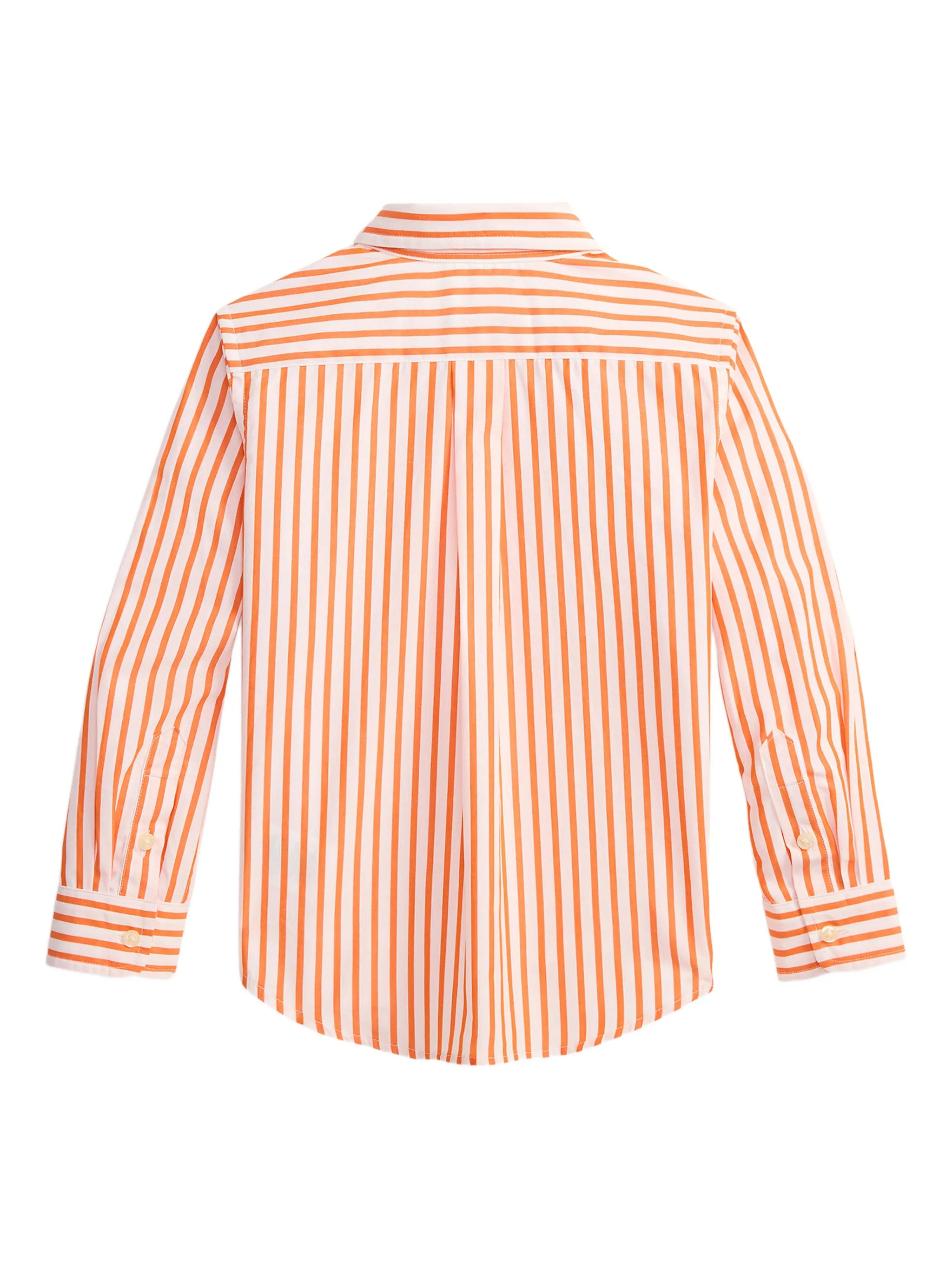 Boys Stripe Cotton Poplin Button-Up Shirt (EUC 3T)