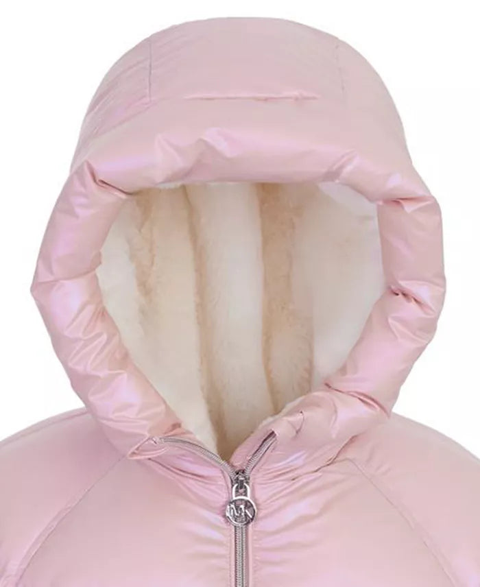 Little Girls Hooded Puffer Coat (EUC 18M)
