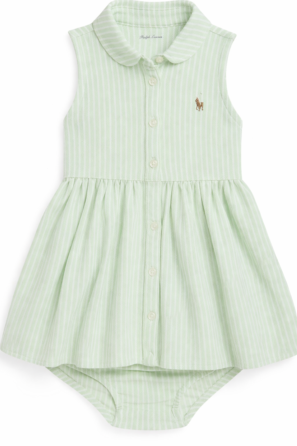 Knit Oxford Dress & Bloomer (EUC 18M)