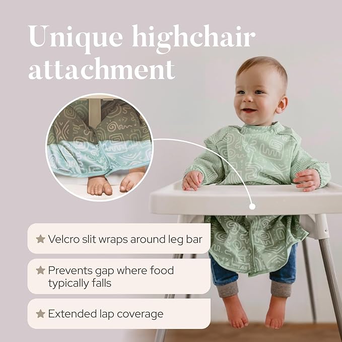 Bibbrella Premium Baby Full Coverage with Lap Protection- (Ages: 6M-3Y) NWT