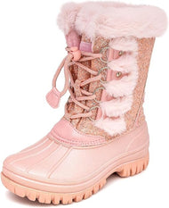 Girls Toddler Icelyn Cold Weather Warm Lined Snow Boot (Size 6) NWT