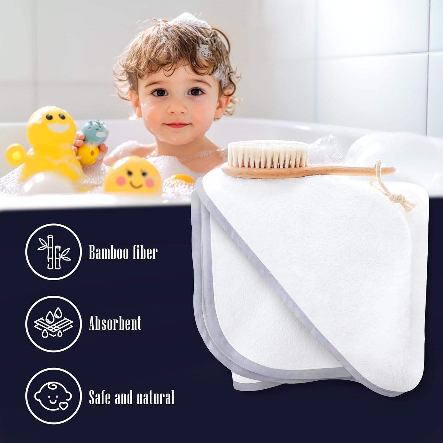 2 Pack Baby Bath Towel NWT
