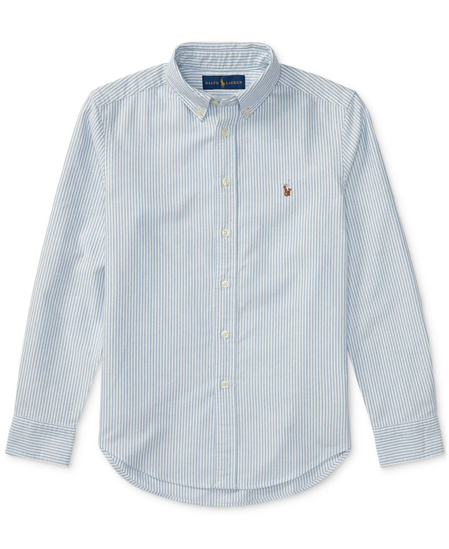 Boys' Embroidered Pony Logo Cotton Oxford Shirt (EUC 3T)
