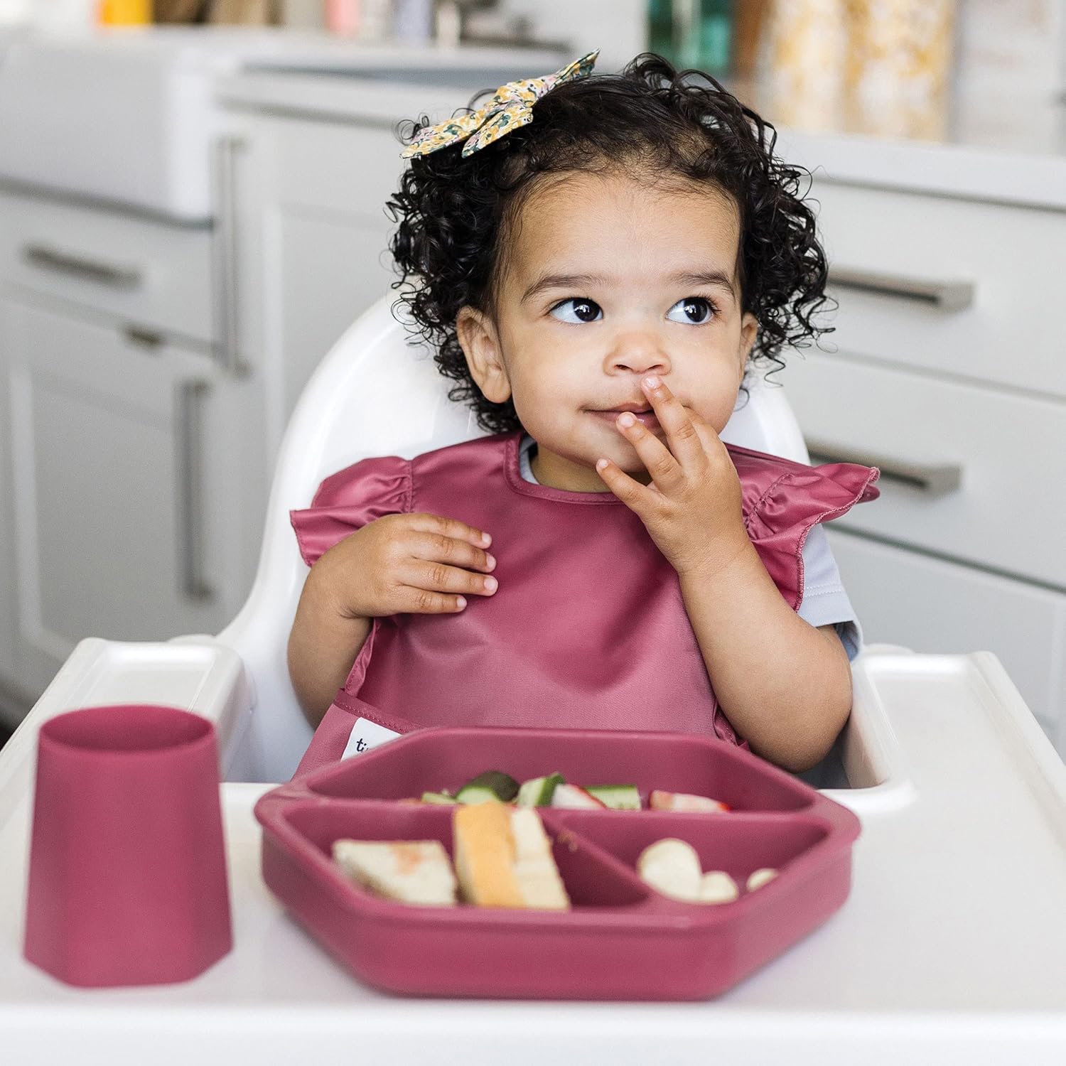 Mess-Proof Baby Bibs for Eating 3 Pack, (Ages: 6-36M)