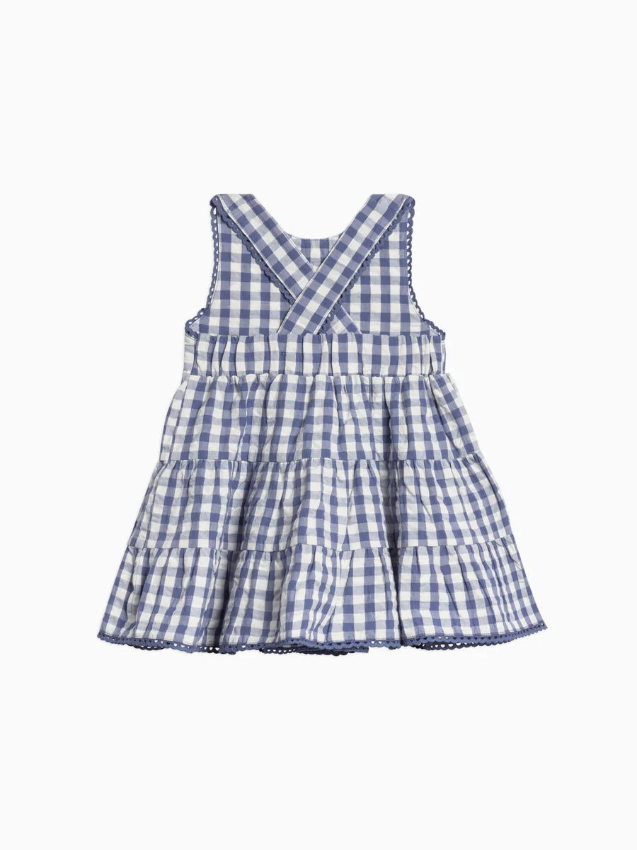 Zoey Seersucker Tiered Dress (NWT 12-18M)