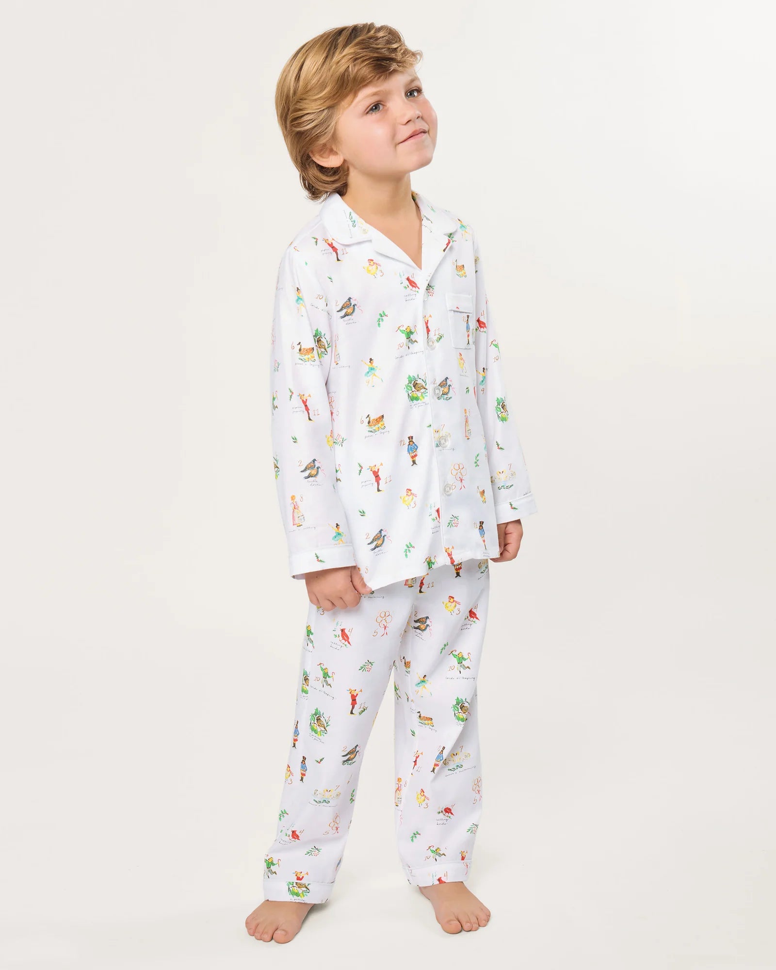 Kid's Twill Pajama Set in 12 Days of Christmas (Size 4T) NWT