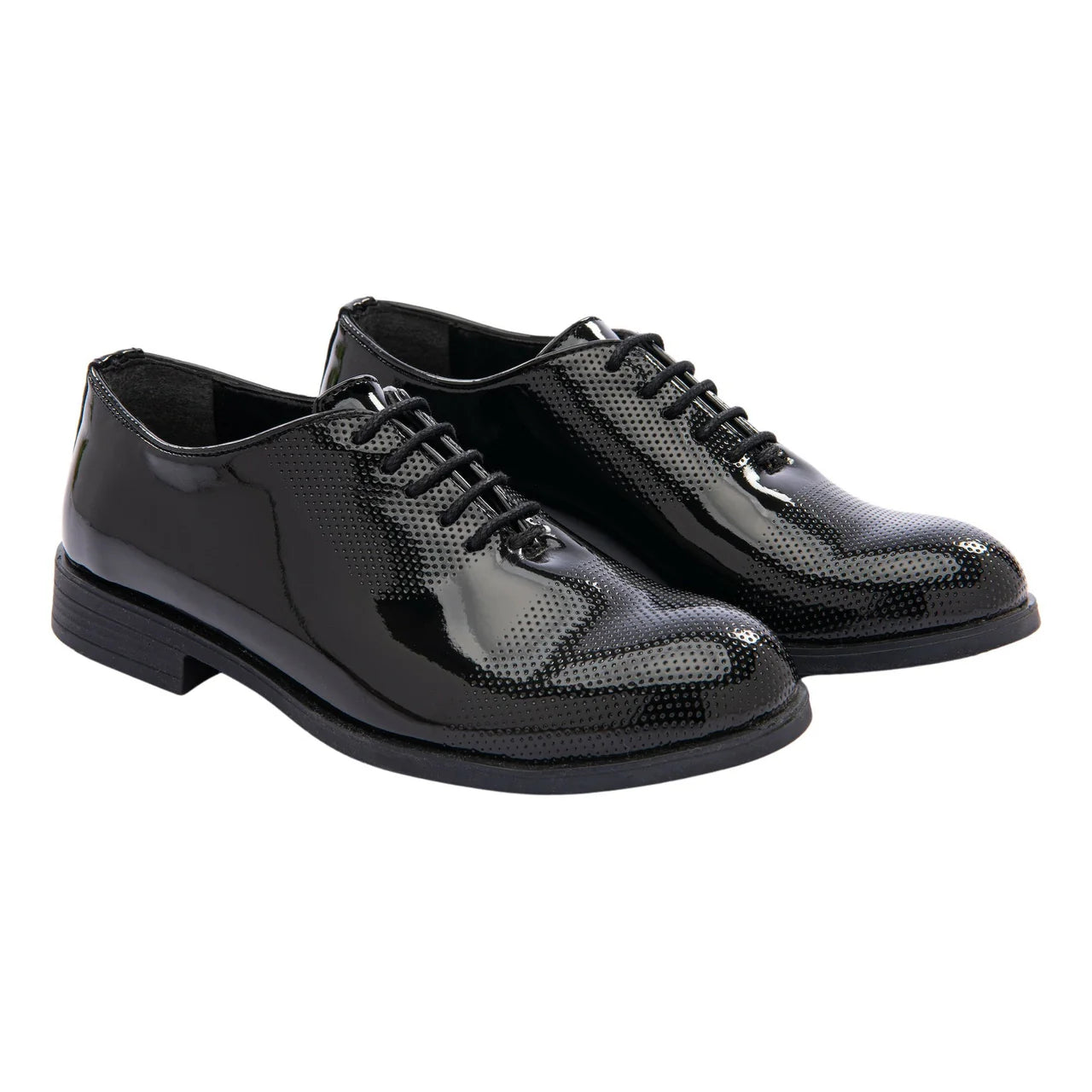Patent Lace Dress Shoes (24 EU - 8 Toddler US) EUC