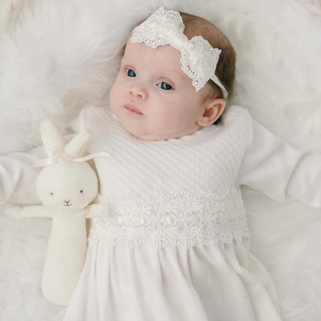 Madeline Newborn Gown (0-3M) EUC