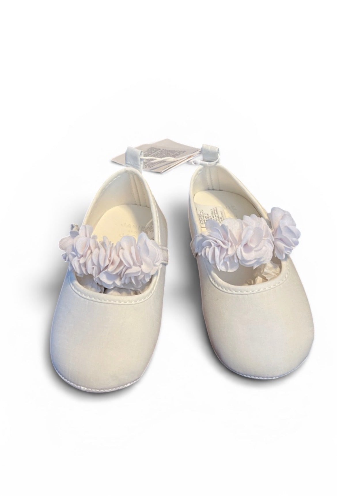 White Floral band Flat (NWT 18-24M)