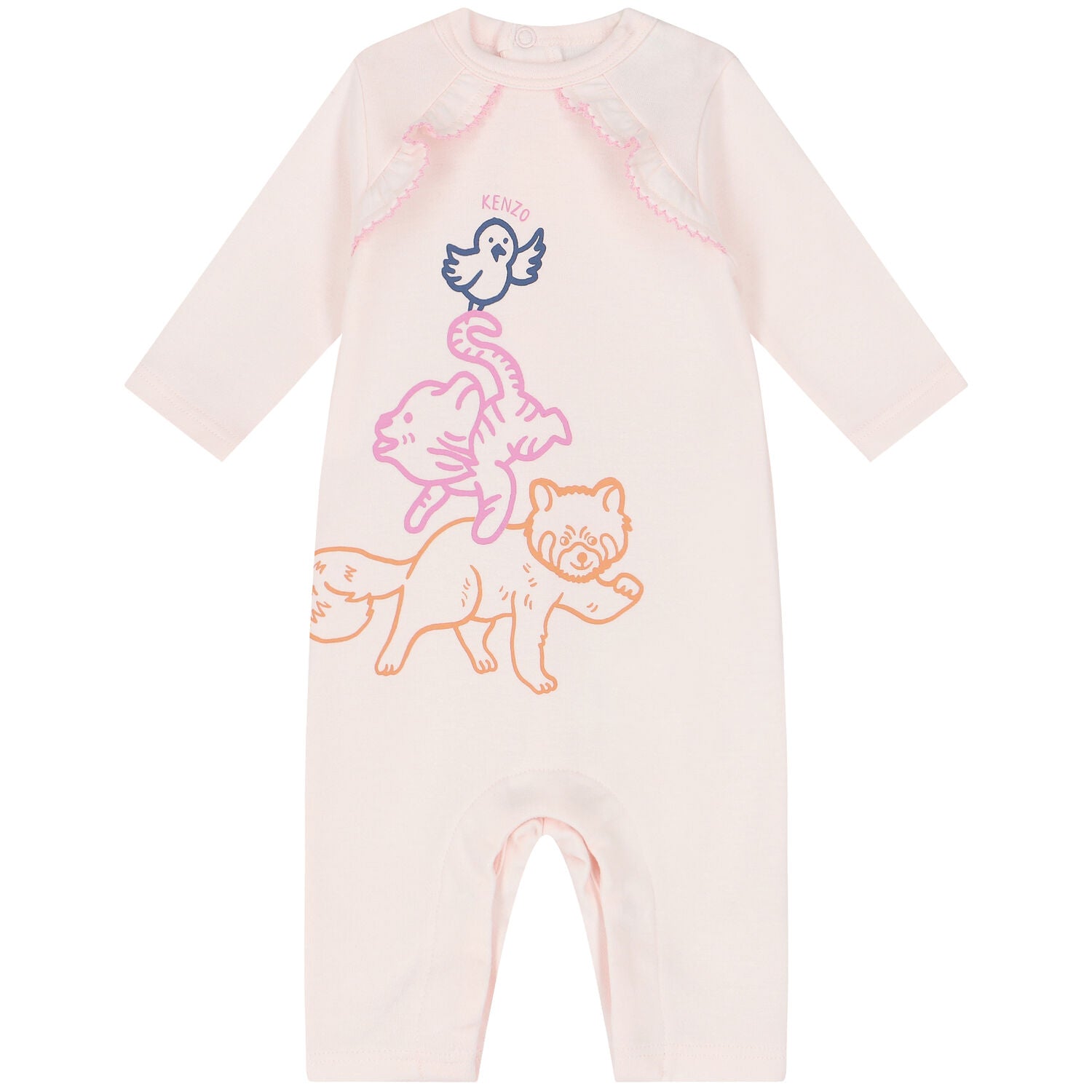 Baby Girls Pink Logo Romper (Size 18M) NWT