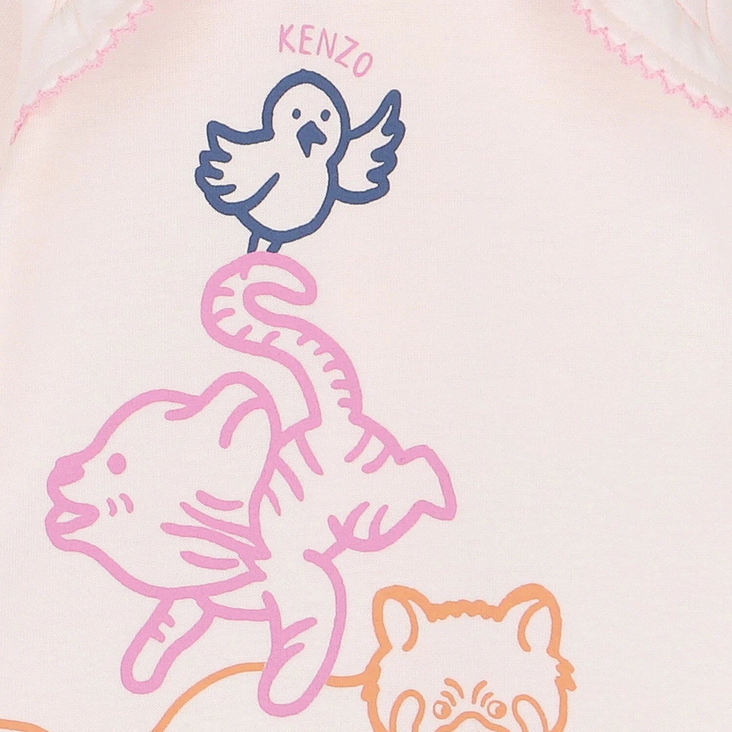 Baby Girls Pink Logo Romper (Size 18M) NWT