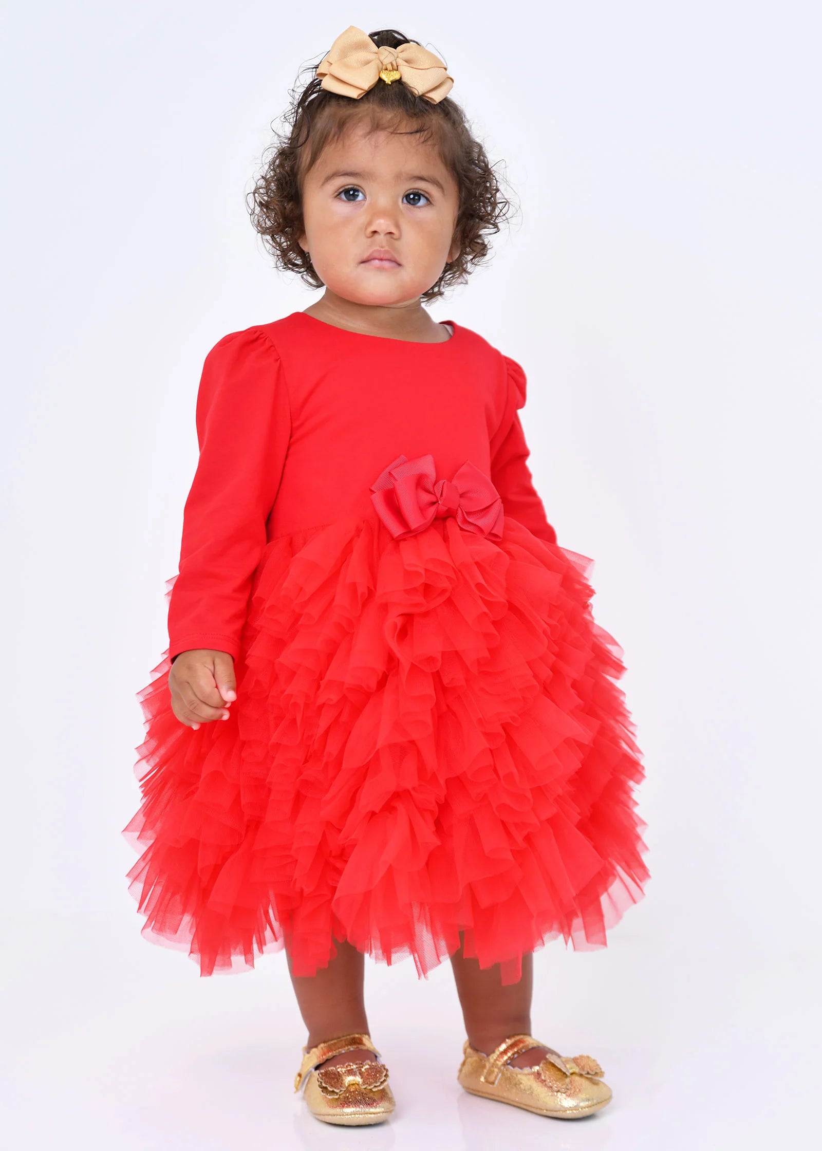 Mille Feuille Dress Red (6-12M) NWT