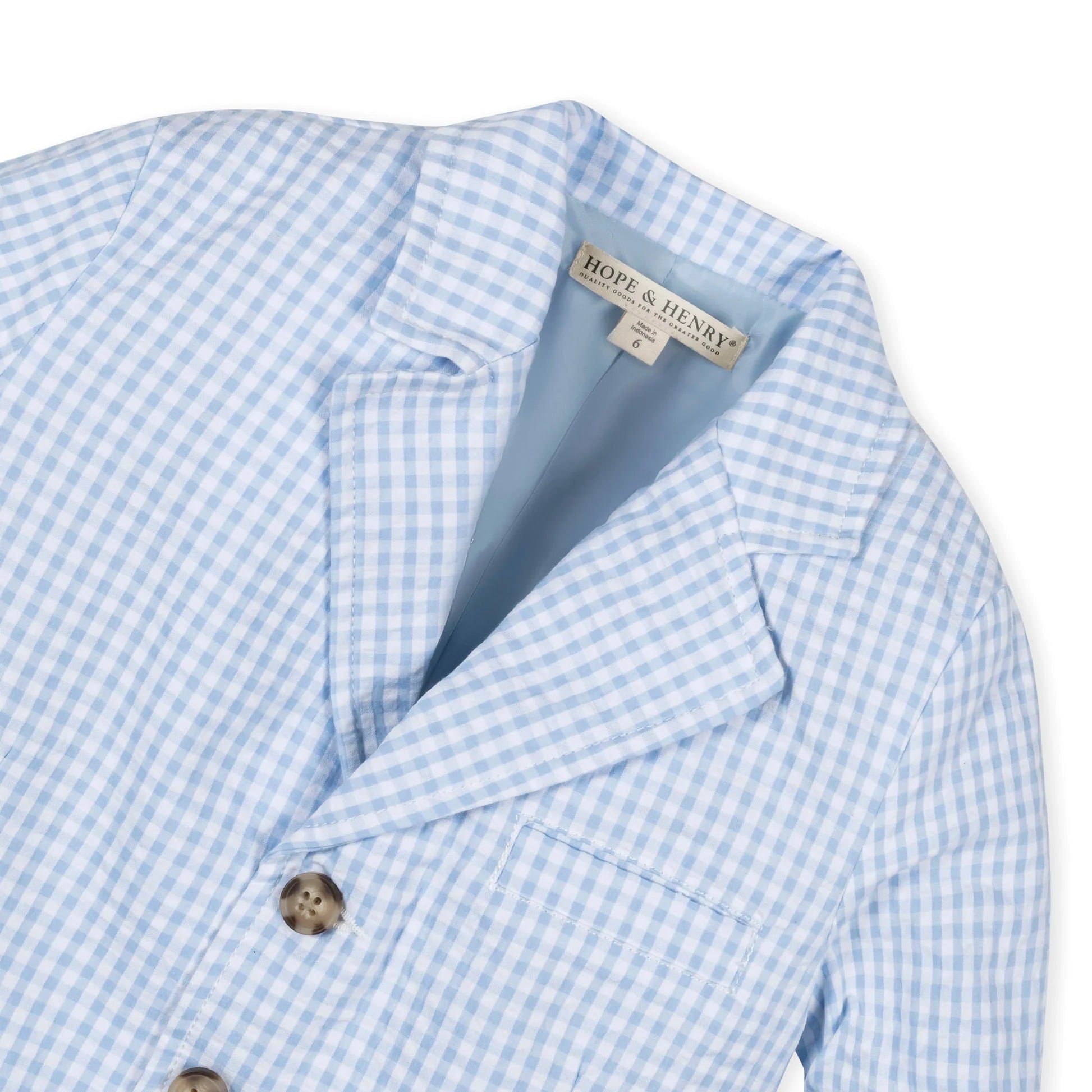 Organic Seersucker Suit Jacket (NWT 3T)
