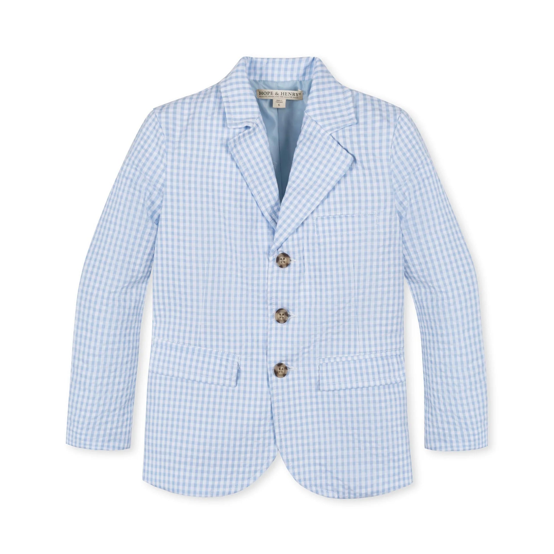 Organic Seersucker Suit Jacket (NWT 3T)