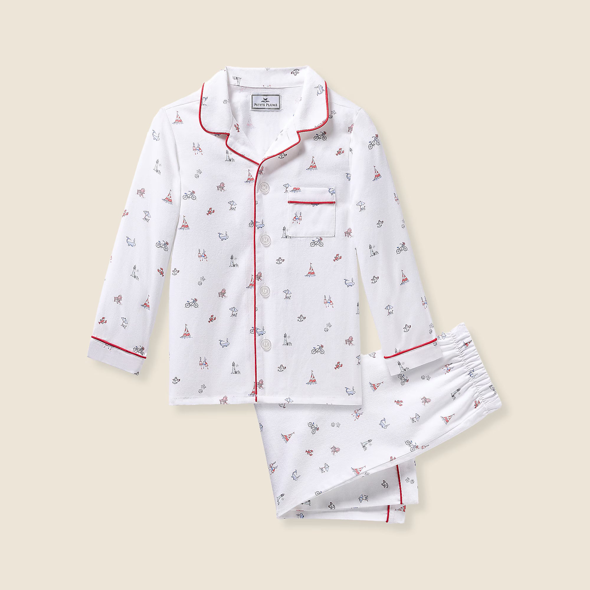 Kid's Twill Pajama Set's in Oxford Tartan (3T) NWT