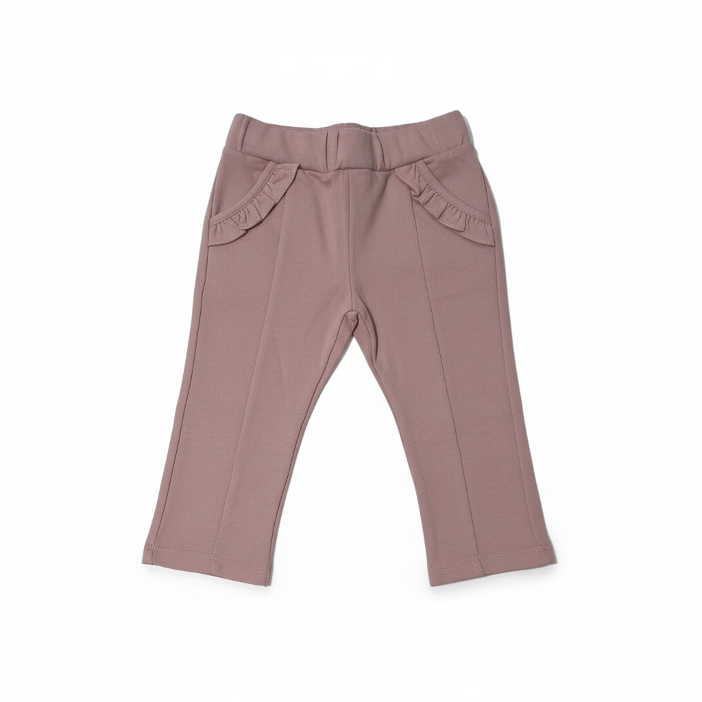 Ruffle Pocket Legging Pink (9-12M) EUC