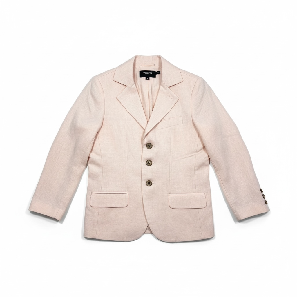 Linen Boys Kids Blazer Jacket Seersucker (24M) EUC