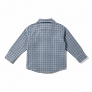Plaid Linen-Cotton Shirt (3T) EUC