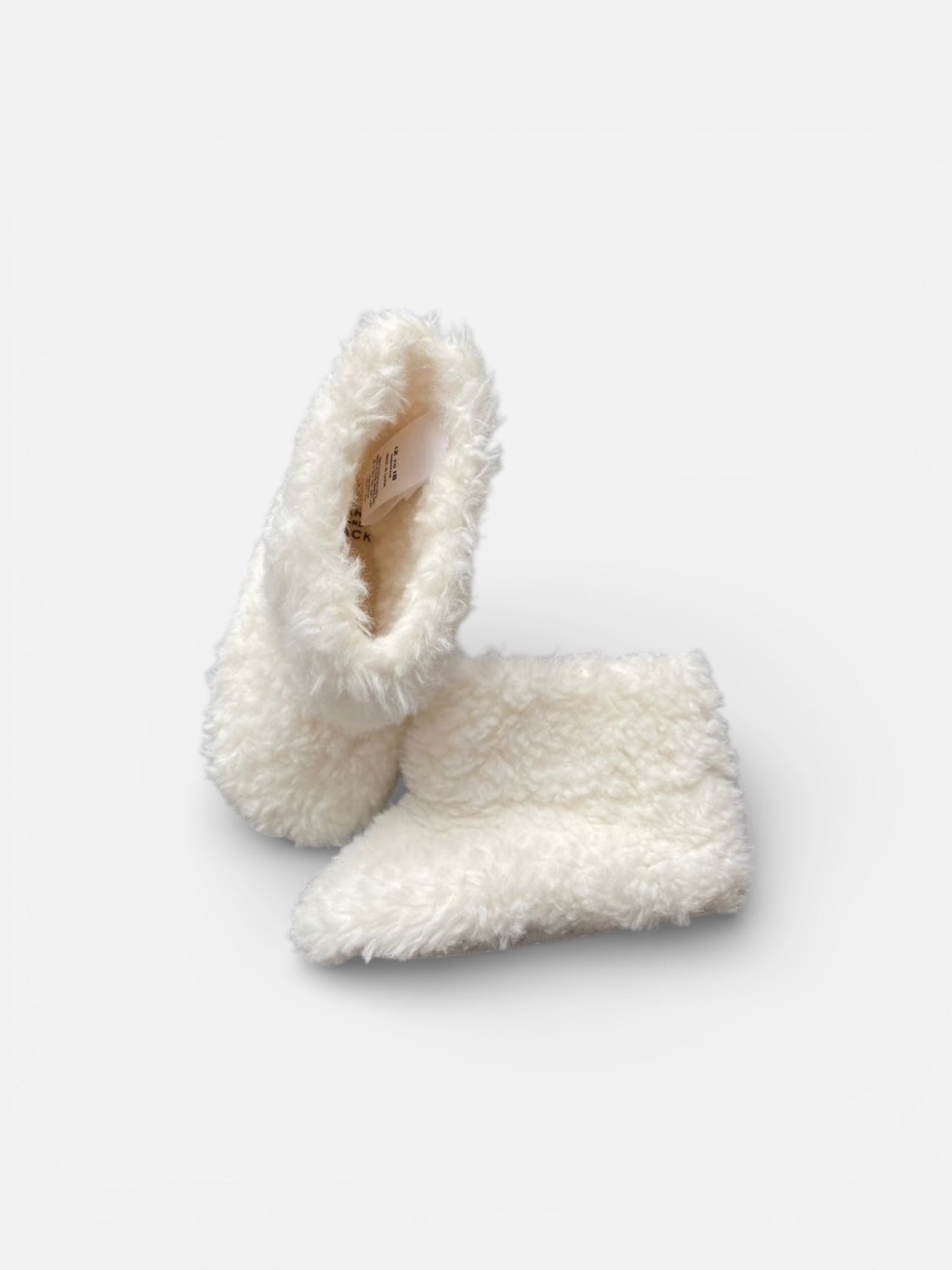 Janie and Jack white faux fur boots (Size 6-12M) NWOT