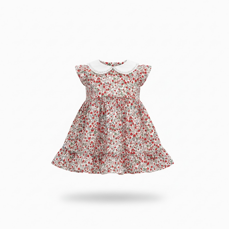 Janie and Jack Strawberry Dress (12-18M) EUC