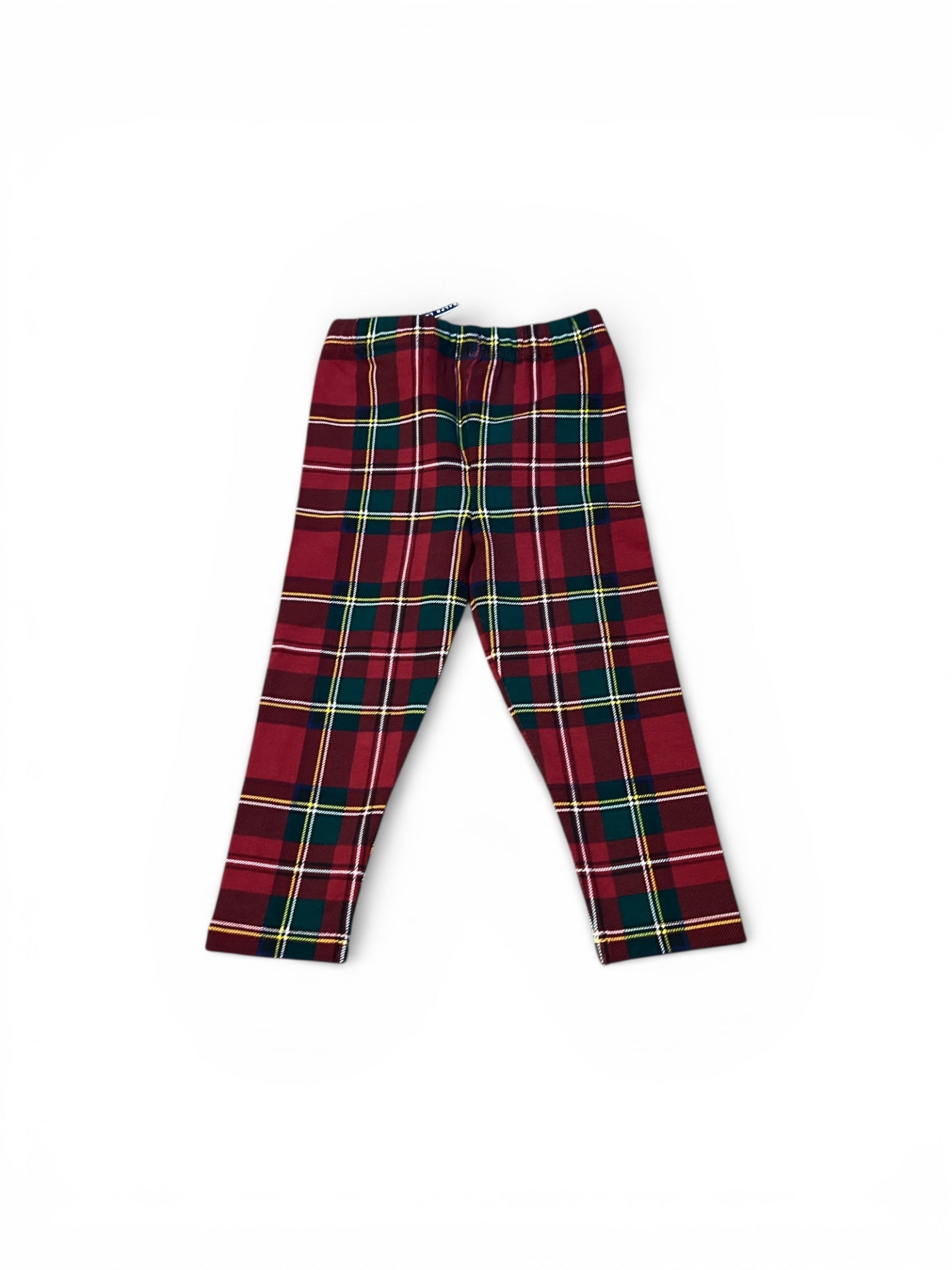 Girls 2-6x Plaid Stretch Jersey Leggings (Size 18M) NWT