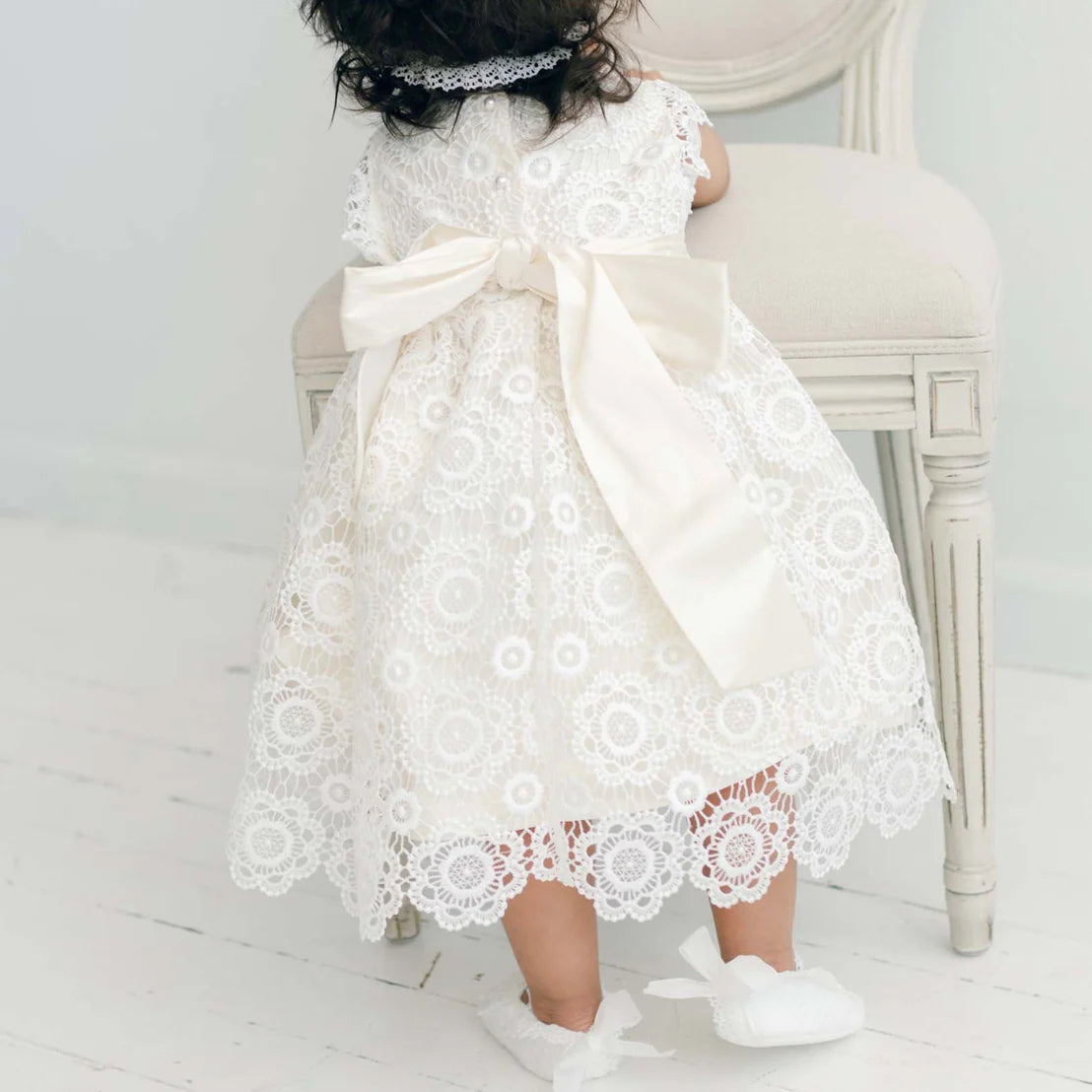 Poppy Lace Dress (9-12M) EUC