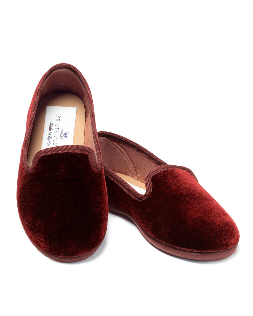 Kid's Hamptons Loafer in Navy and Black Velvet Toddler (US 8 EUC)