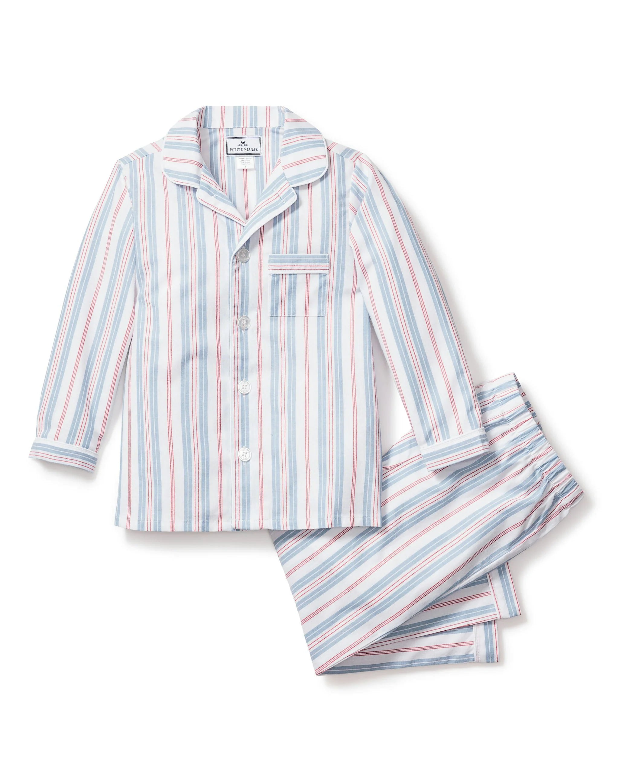 Kid's Twill Pajama Set's Gingham (2T) EUC