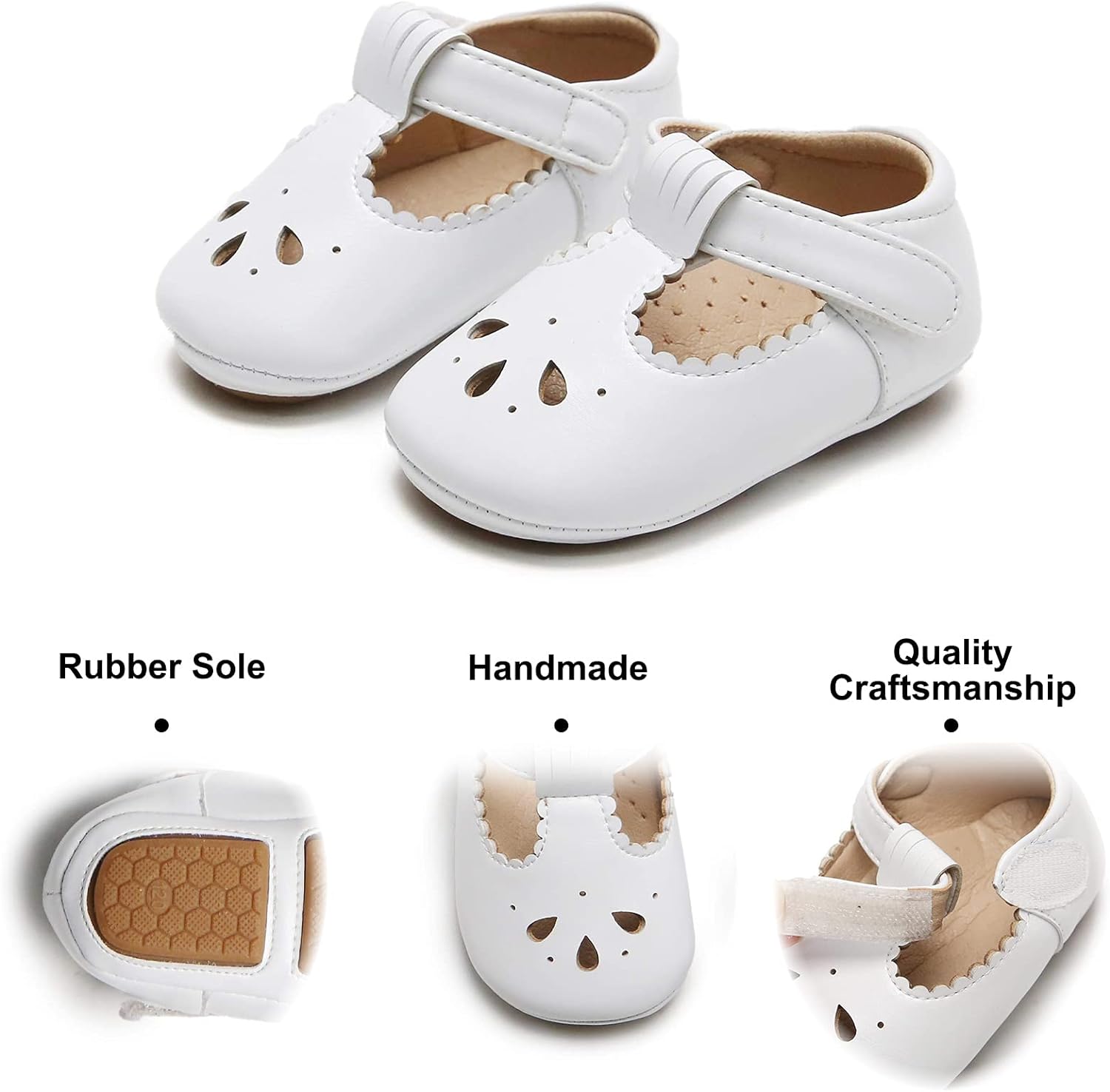 Felix & Flora Infant Baby Walking Shoes Moccasins ( Size 6-9M) EUC