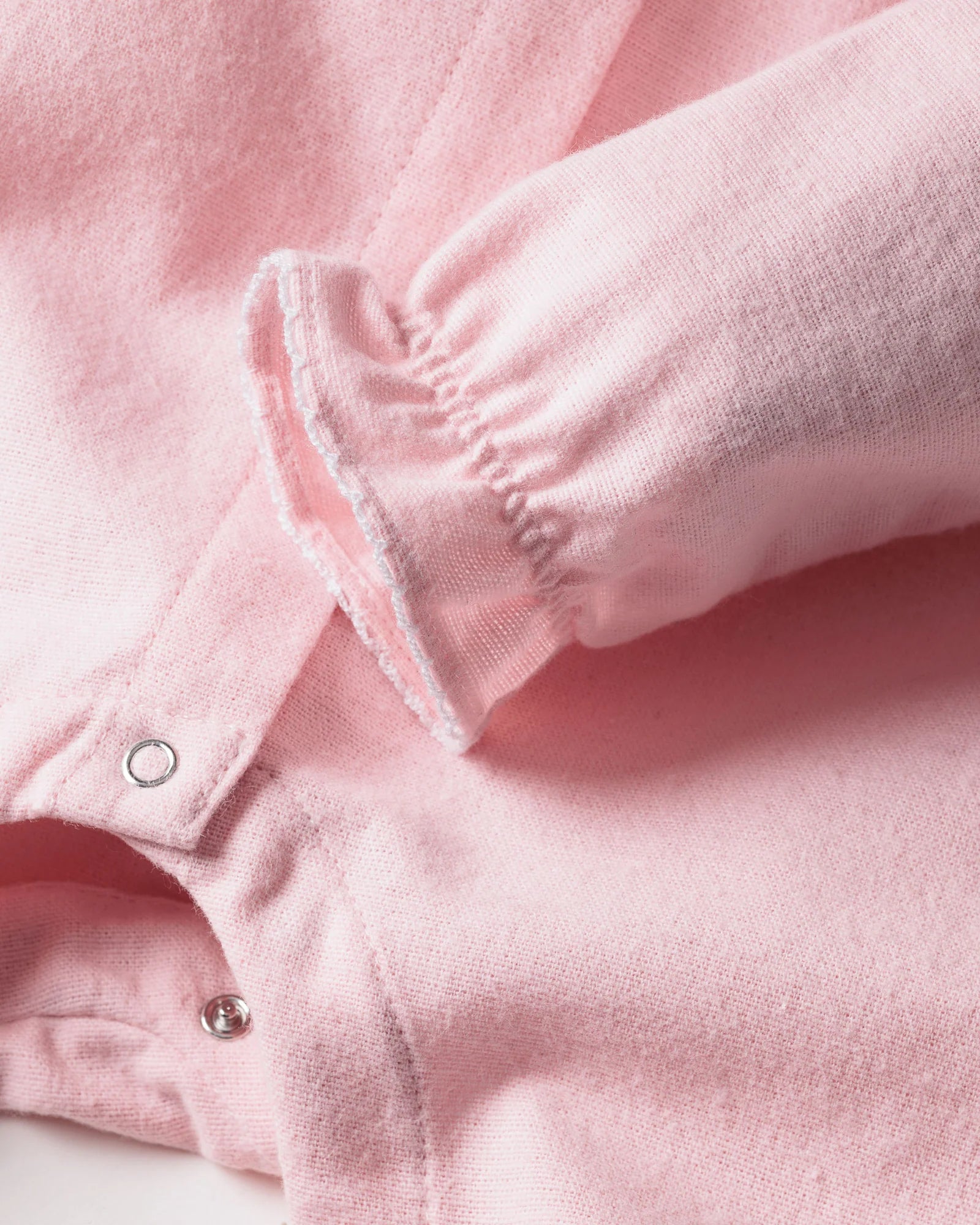 Baby's Flannel Madeline Romper in Pink (EUC 6-12M)