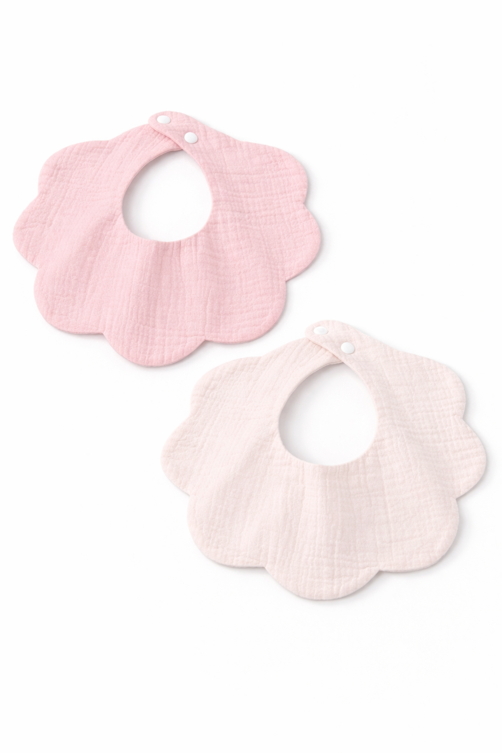 Pink Baby Bibs 2 Pack, EUC