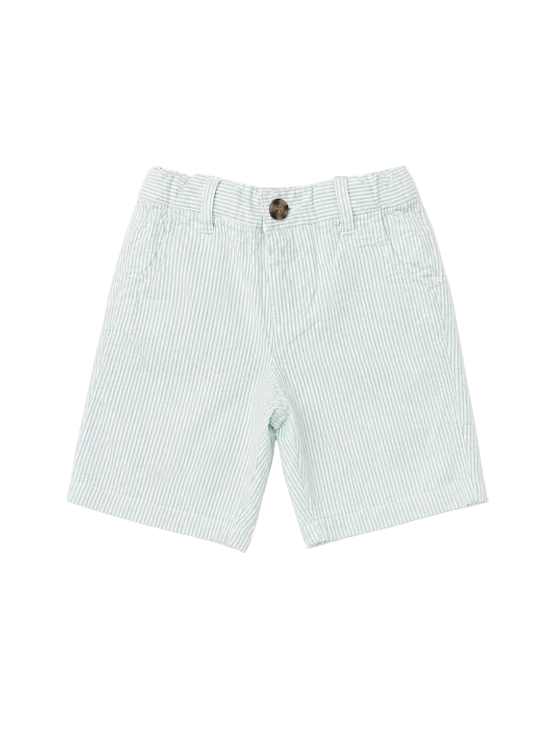 Organic Green Seersucker Suit Shorts (EUC 3T)