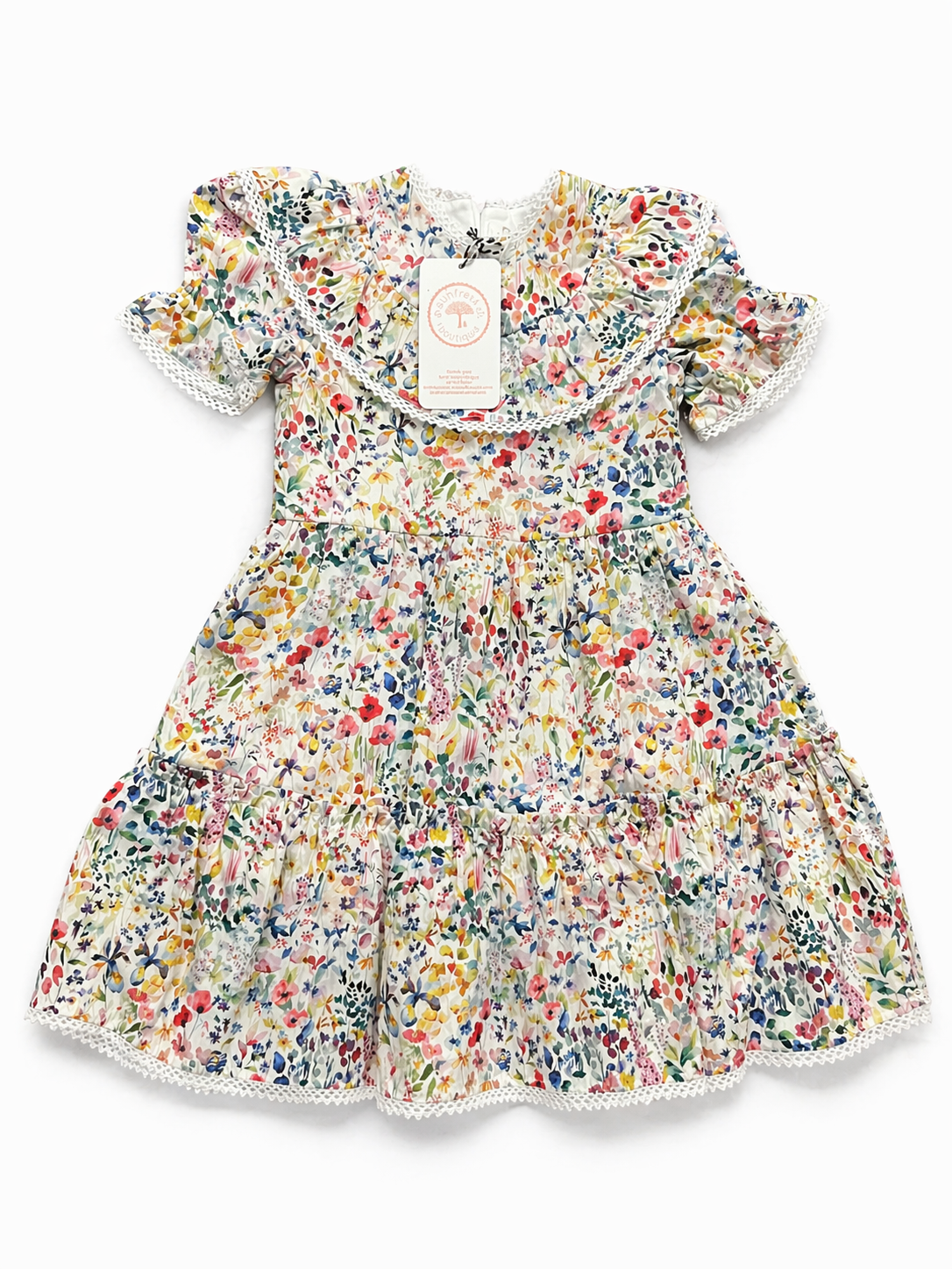 Elizabeth Girl Dress - Freida Print (Size: 2T) NWT