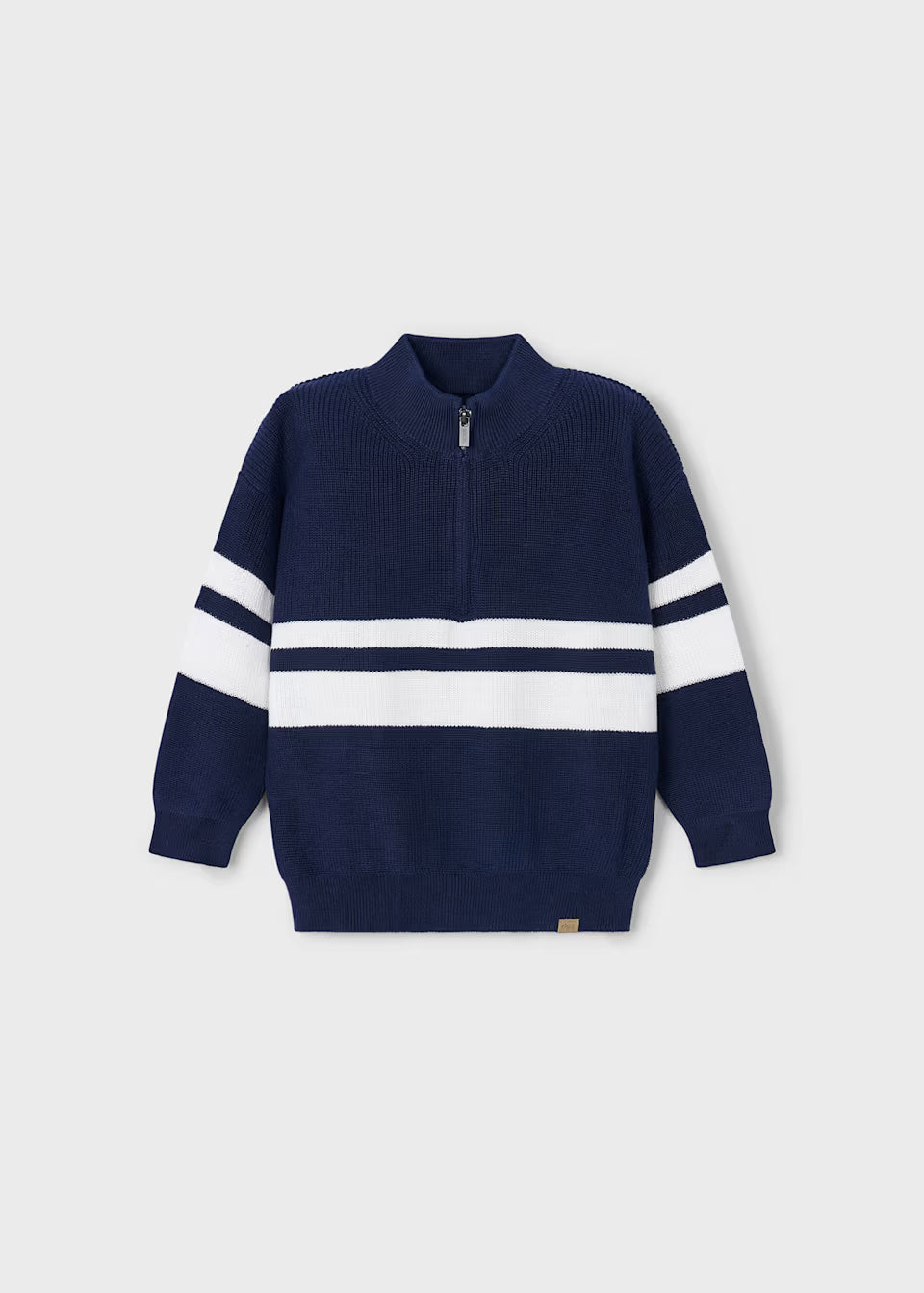 Boy Half-Zip Striped Sweater (EUC 3T)