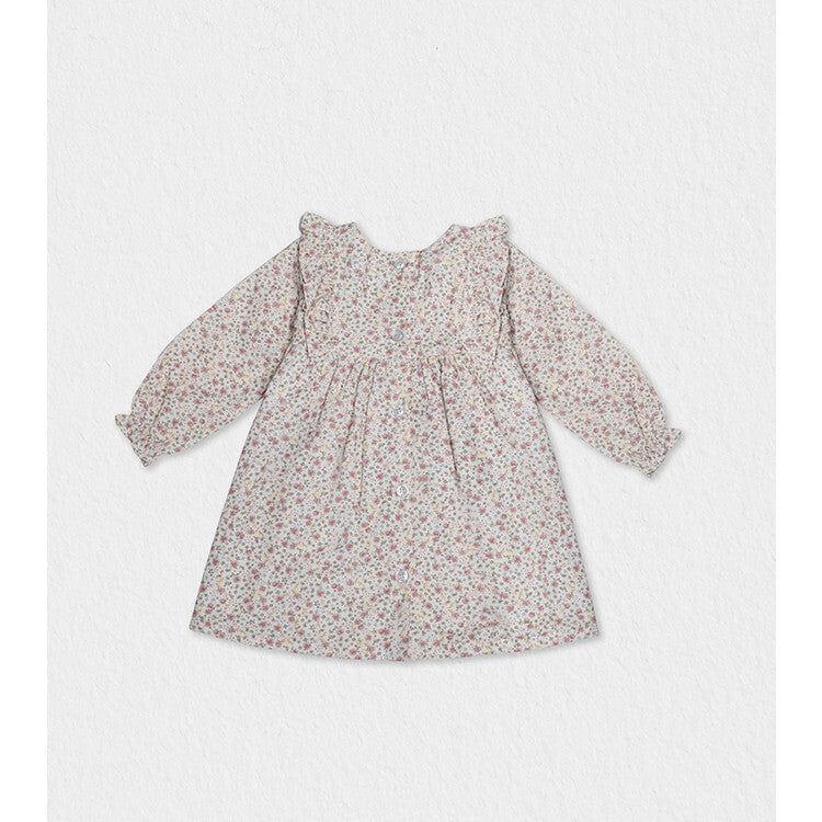 Dara Baby Dress Flowery Pink (12M) EUC