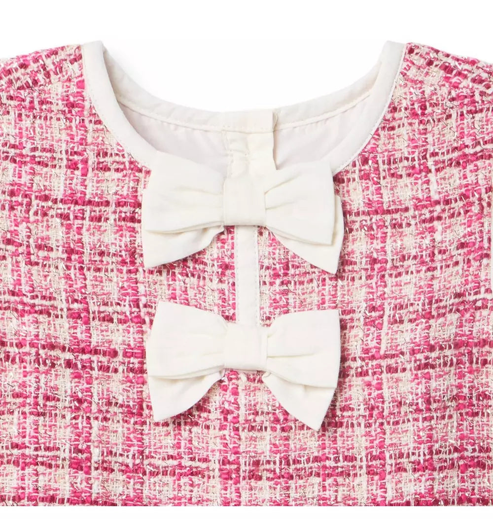 The Tweed Bow Dress (12-18M) NWT